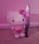 Hello kitty is angry