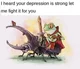 Depression Frog