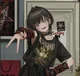 Goth tomboy roommate