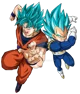 Goku and Vegeta