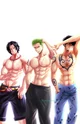 Law and Zoro and Ace