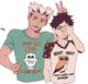 Bokuto and Akaashi