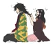 Nezuko and giyuu