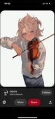 Violin player bf