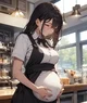 pregnant waitress 