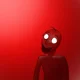 Dark red baldi