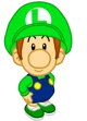 Baby Luigi paper