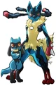 Riolu and M-Lucario