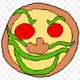 Pizza face