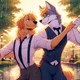 Casal gay de Furries