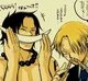 Ace and Sanji 