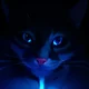 Glow stick cat