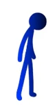 Blue Stickman