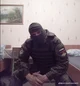 Masked Russian man