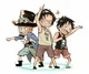 Luffy Sabo and Ace