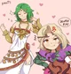 Palutena and Viridi