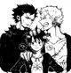 Luffy Zoro and Law