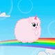 fluffy unicorn
