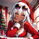 Lazy santa girl
