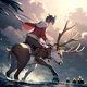 Working reindeer-ice