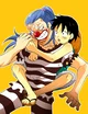 Buggy and Luffy