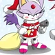 Santa blaze with gun