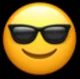 The shades emoji