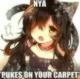 Puke catgirl