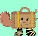 Fluffy suitcase-IIs2