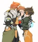 Tracer y Brigette 