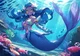 A mermaid