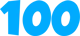 100 in Fonts