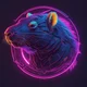Neon capybara 
