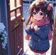 Kid at doorstep