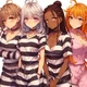 4 Cellmates girls