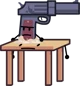 A Gun on a Table