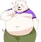 Fat polar bear