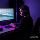 E-sport gamer girl