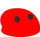 red blob