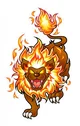 Fire lion