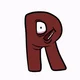 R from Alphabet Lore