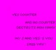 yes and no counter