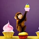 cupcake monkey
