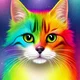 rainbow cat