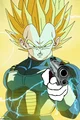 Vegeta with a Gun