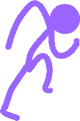 Purple Stickman