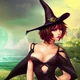 Evil witch girl 