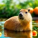 Baby capybara