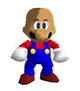 Bald Mario from SM64