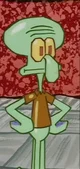 Wax statue squidward